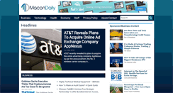 Desktop Screenshot of macondaily.com