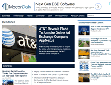 Tablet Screenshot of macondaily.com